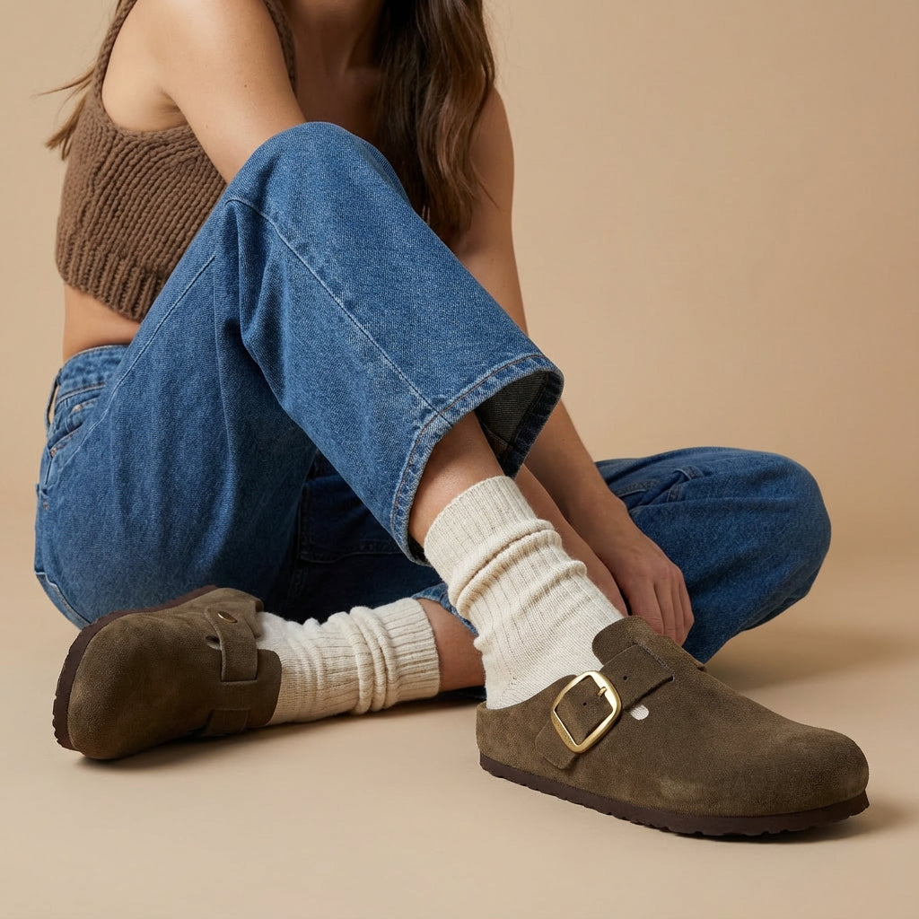 Rusty Leather Clogs - view 41