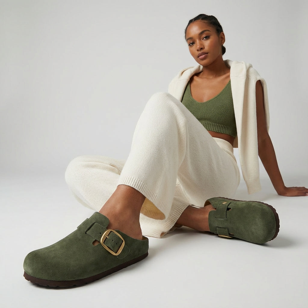 Rusty Leather Clogs - view 55