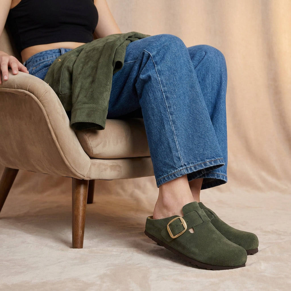Rusty Leather Clogs - view 52