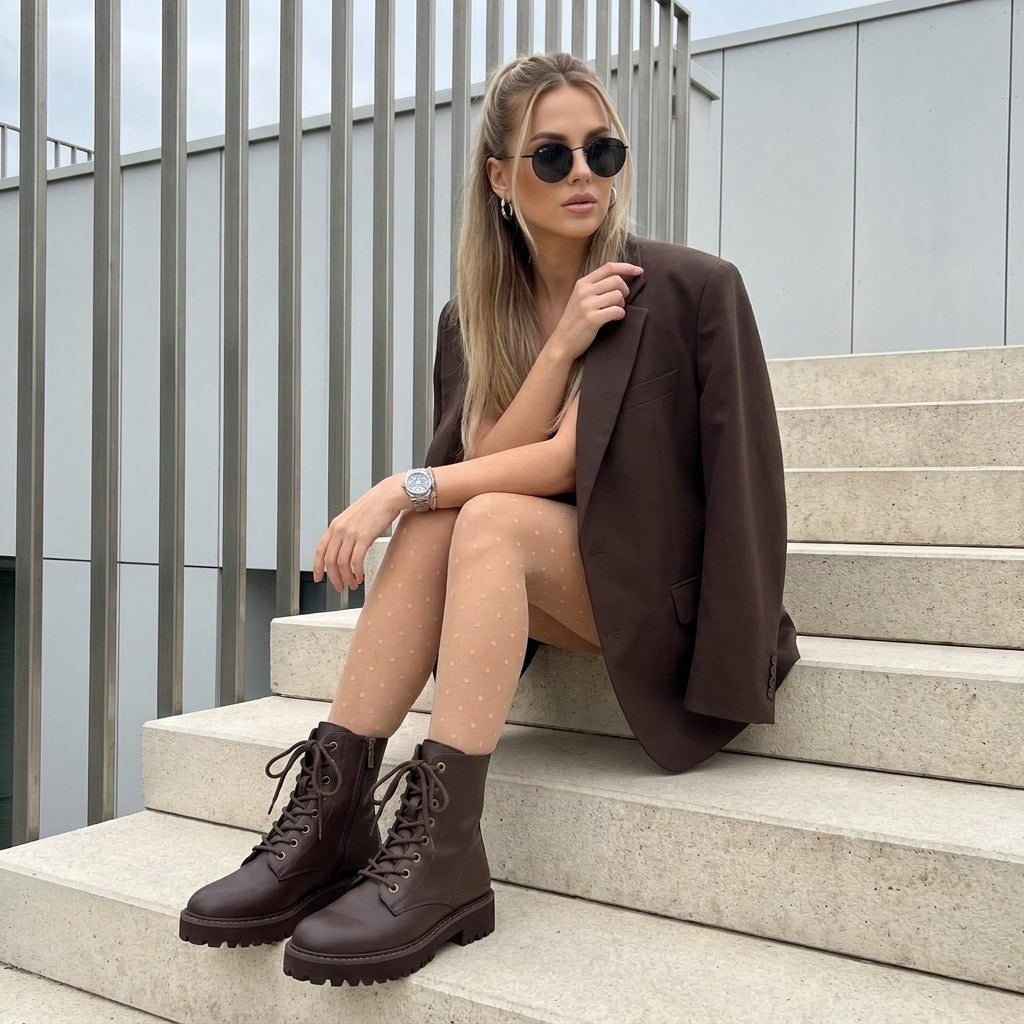 Ryker Leather Combat Boots - view 18