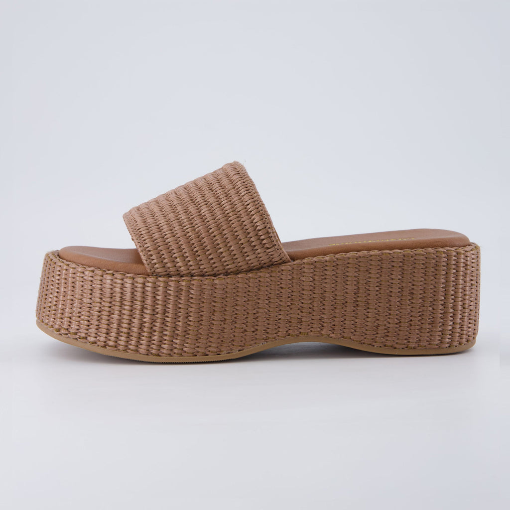 Siren Raffia Platform Sandals - view 2