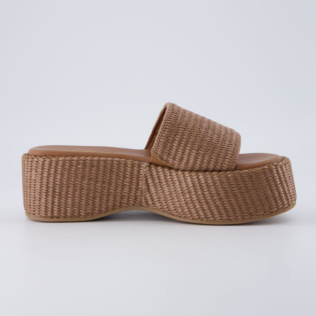 Siren Raffia Platform Sandals - view 5