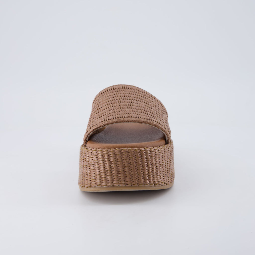 Siren Raffia Platform Sandals - view 4