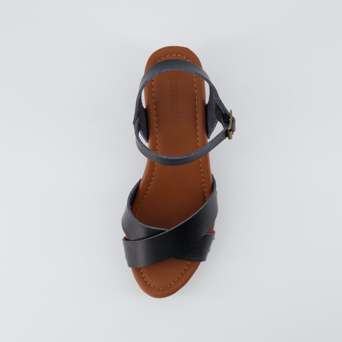 Slate Faux Wood Sandals - view 6