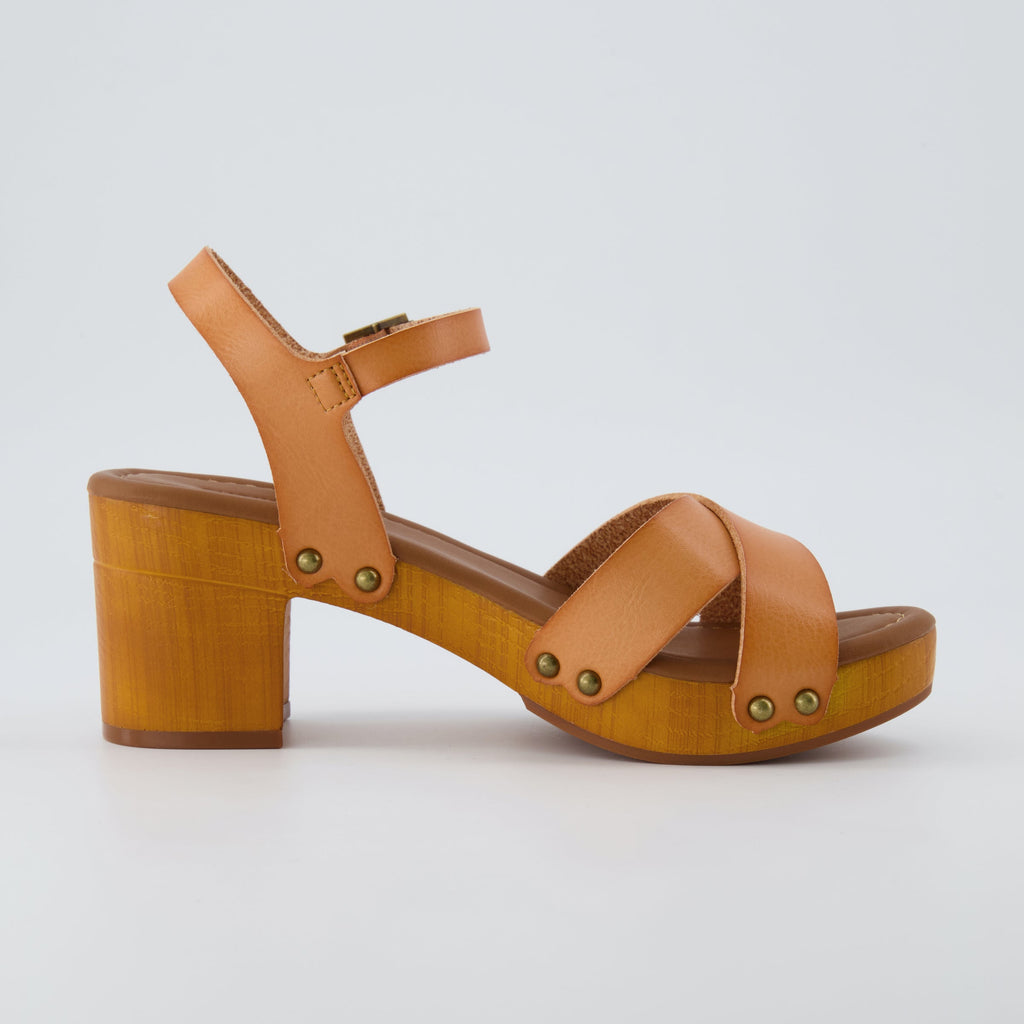 Slate Faux Wood Sandals - view 11