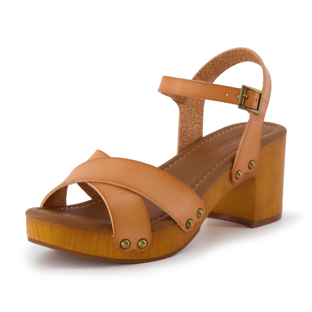 Slate Faux Wood Sandals - view 8