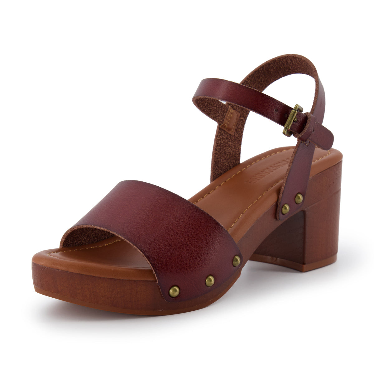 Sloan Faux Wood Sandals - view 2