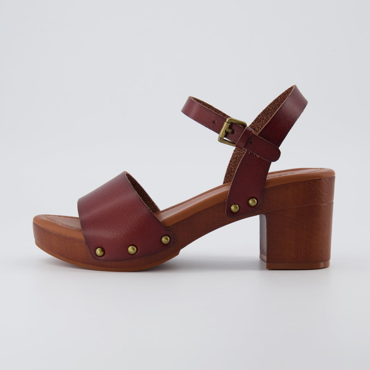 Sloan Faux Wood Sandals - view 1