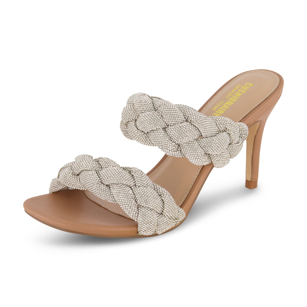 Sparkle Braided Rhinestone Dress Heel - view 2