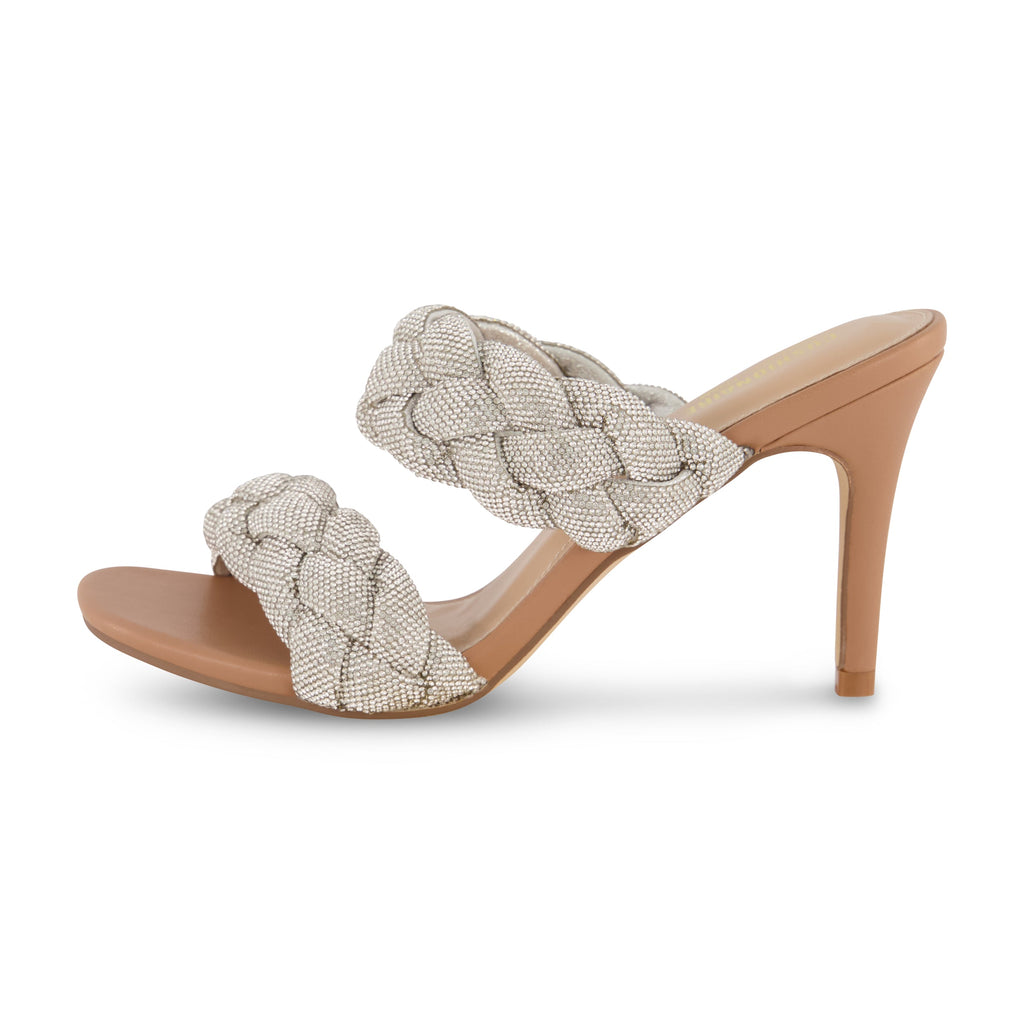Sparkle Braided Rhinestone Dress Heel - view 1