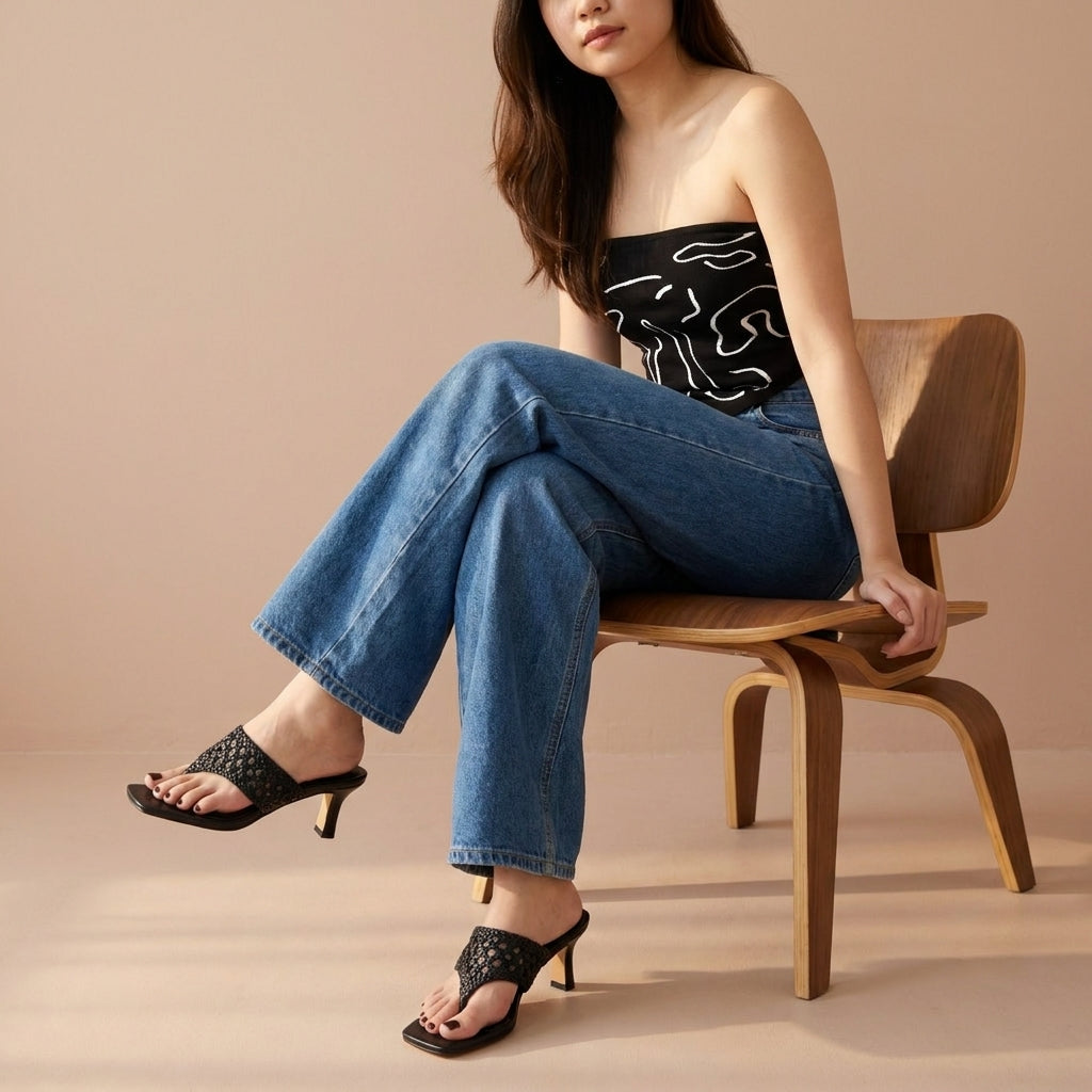 Sprite Flared Kitten Heels - view 7