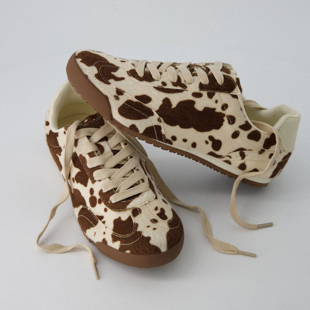 Techno Cow Print Sneakers - view 2