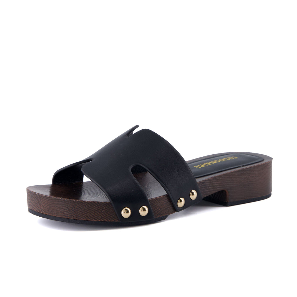 Thai Vegan Leather Platform Sandals - view 2