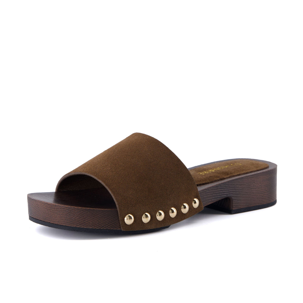 Timmi Genuine Suede Slides - view 2