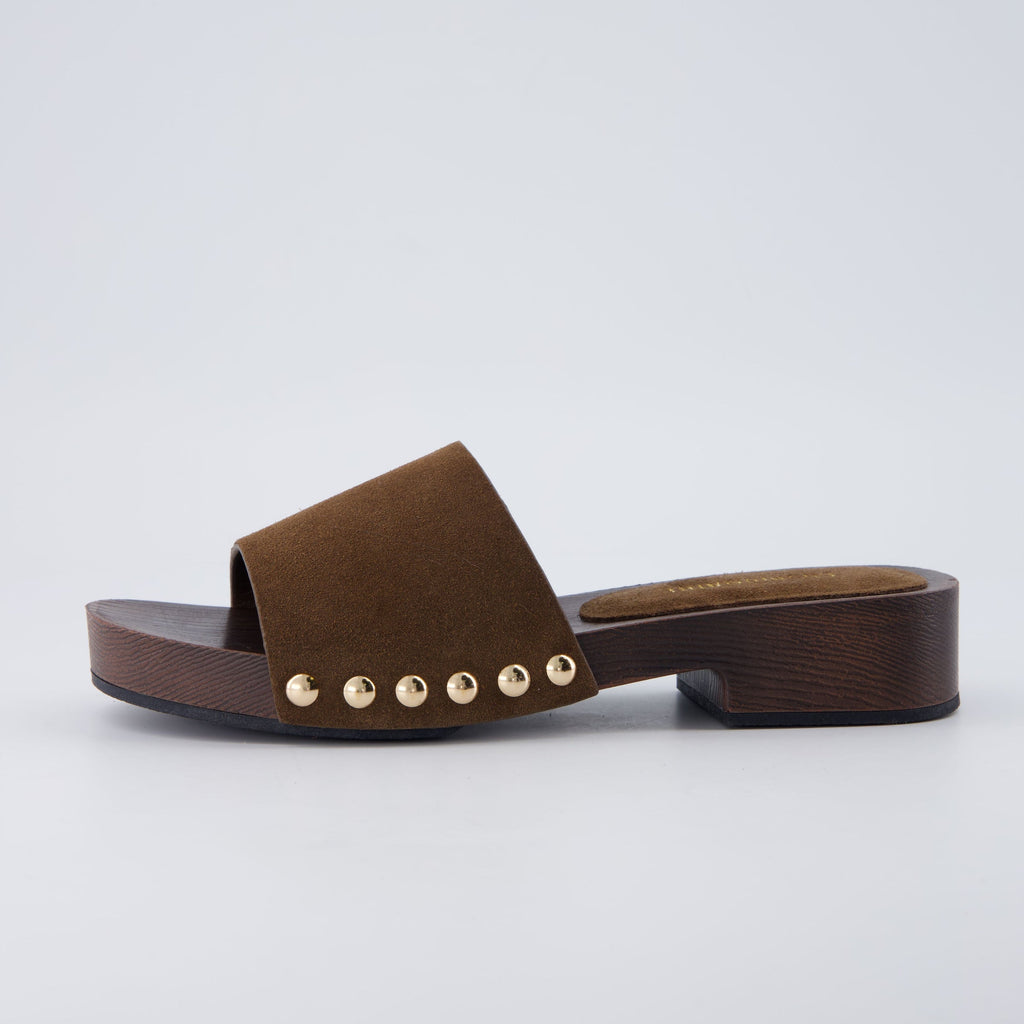 Timmi Genuine Suede Slides - view 1
