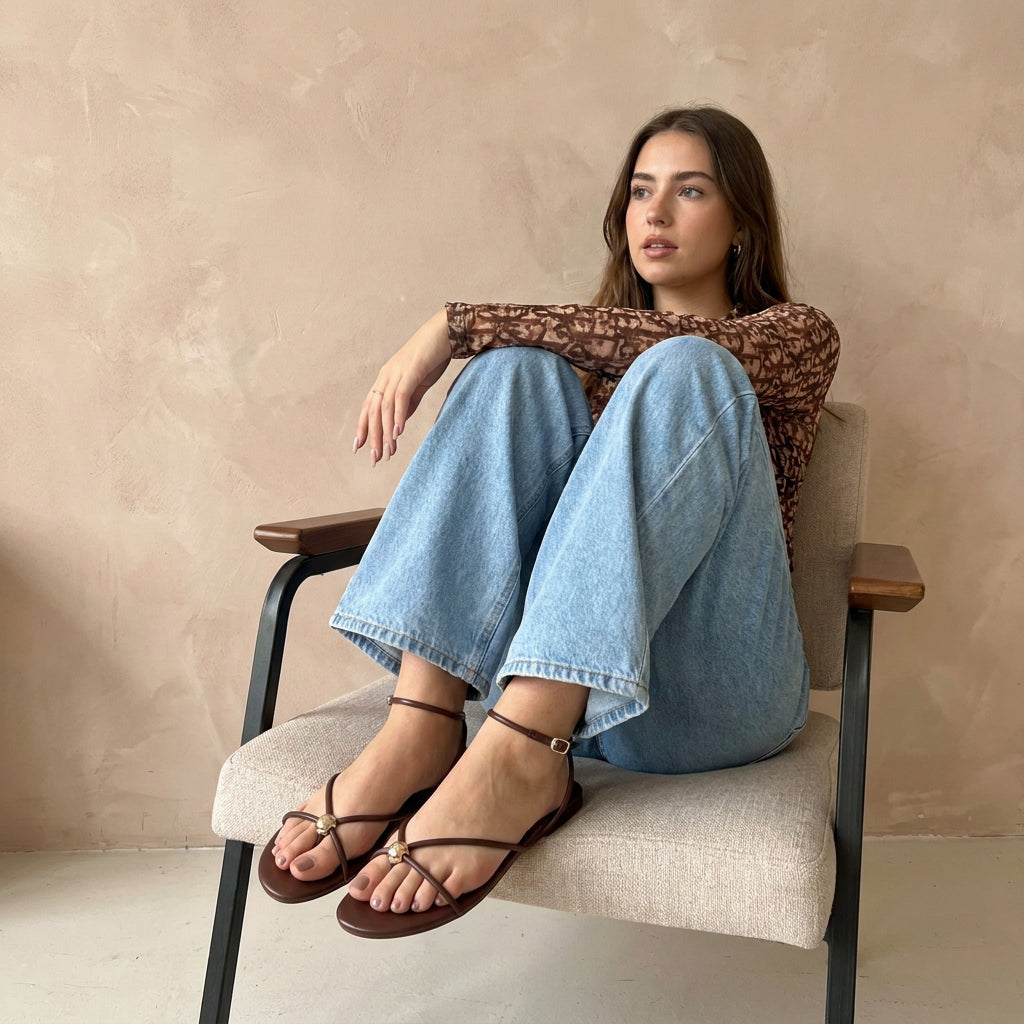 Tory Strappy Flat Sandals - view 16