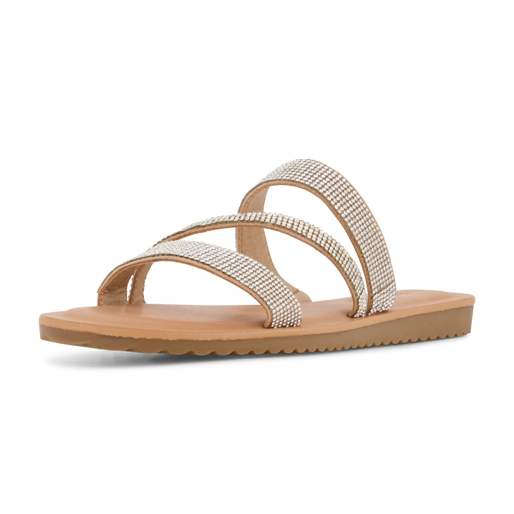 Vienna Rhinestone Slide Sandal - view 2