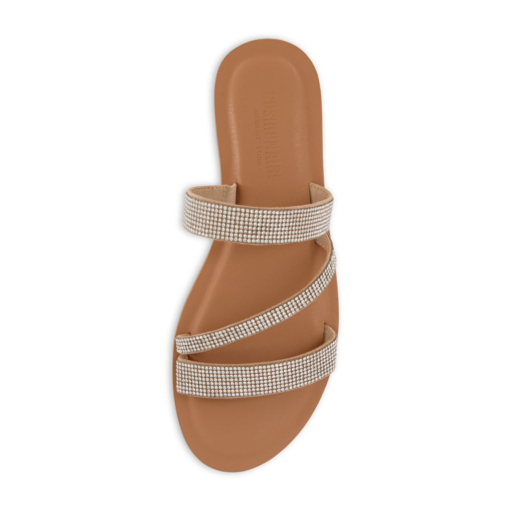 Vienna Rhinestone Slide Sandal - view 5