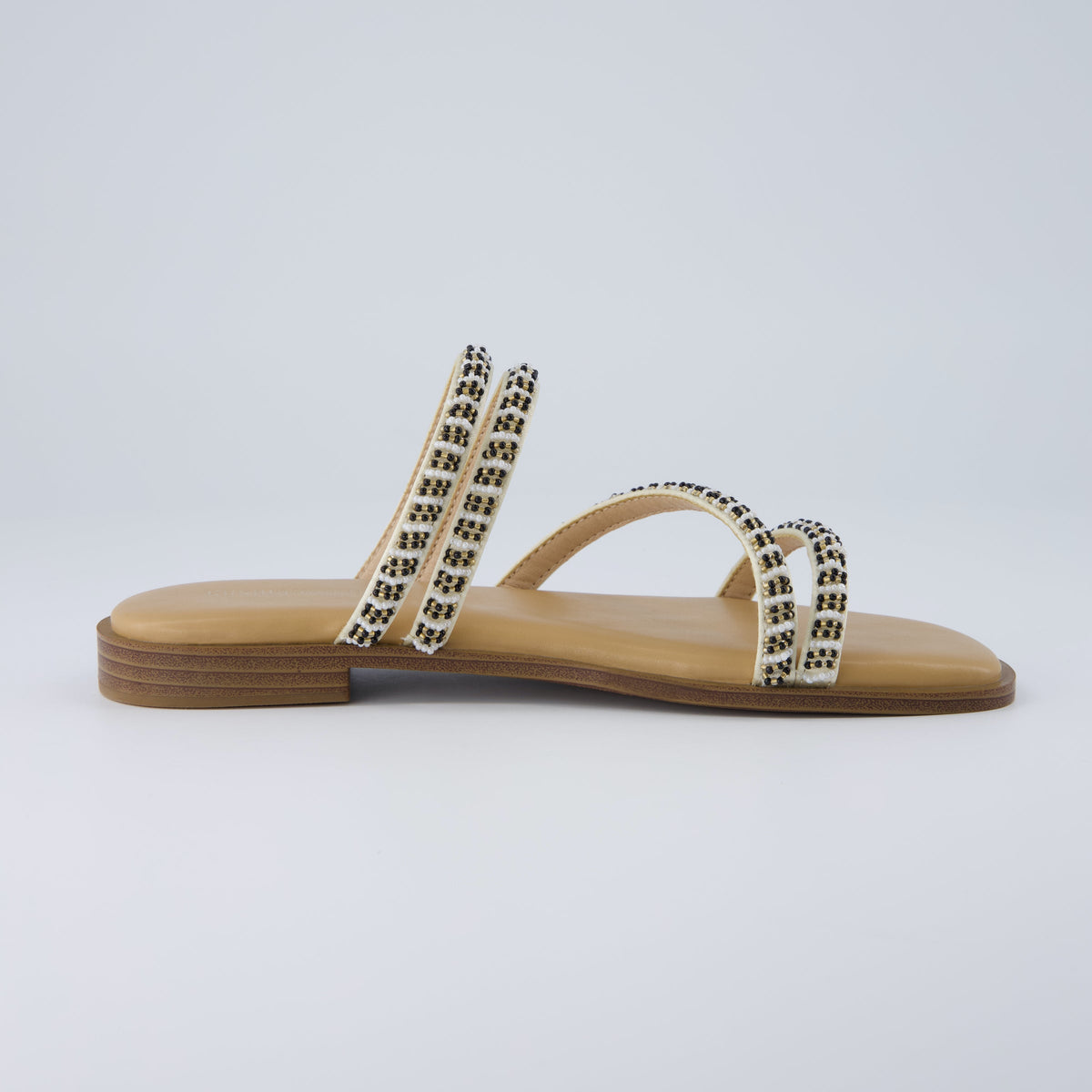 Vivid Beaded Flat Sandal - view 5
