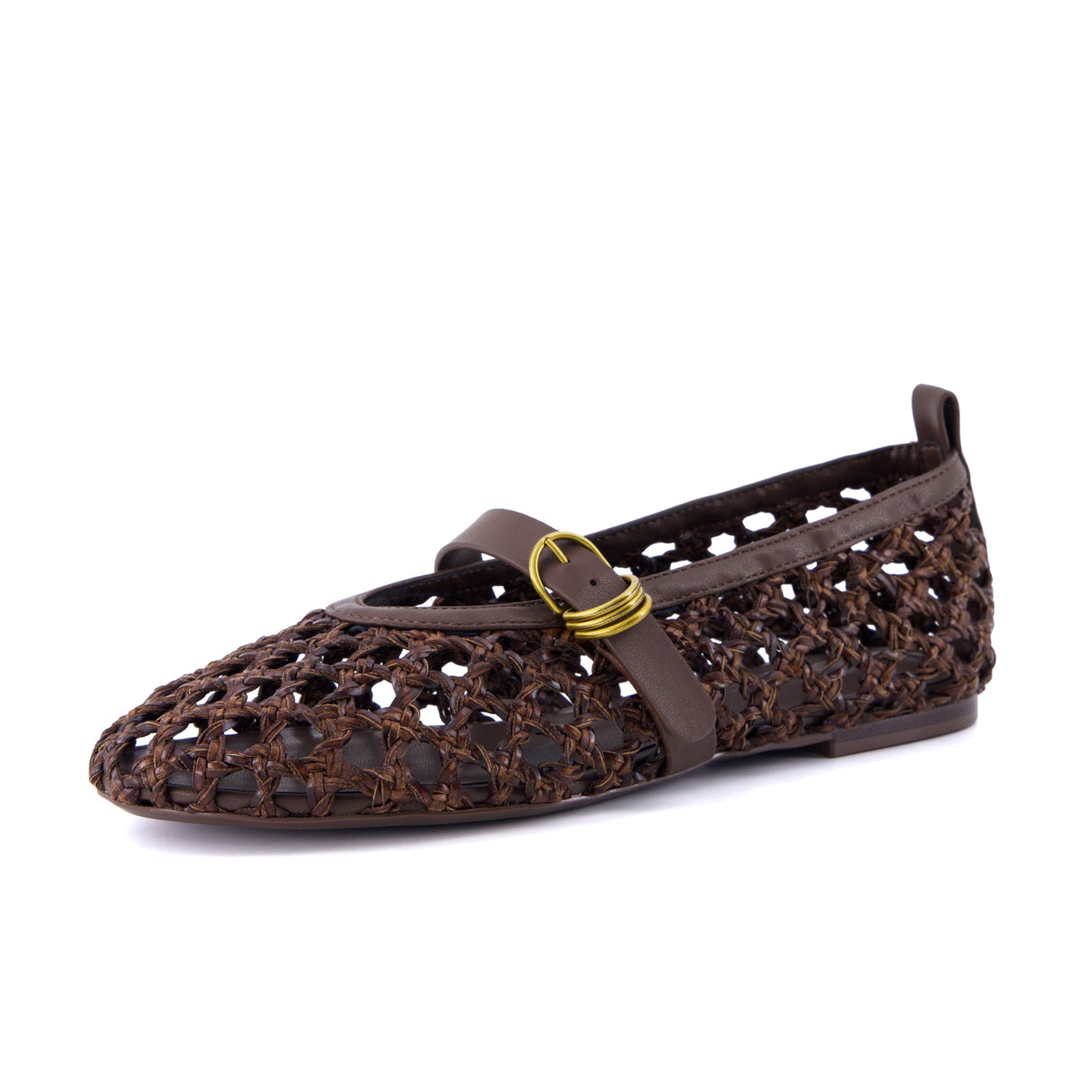 Wendy Woven Mary Jane Flats - view 3