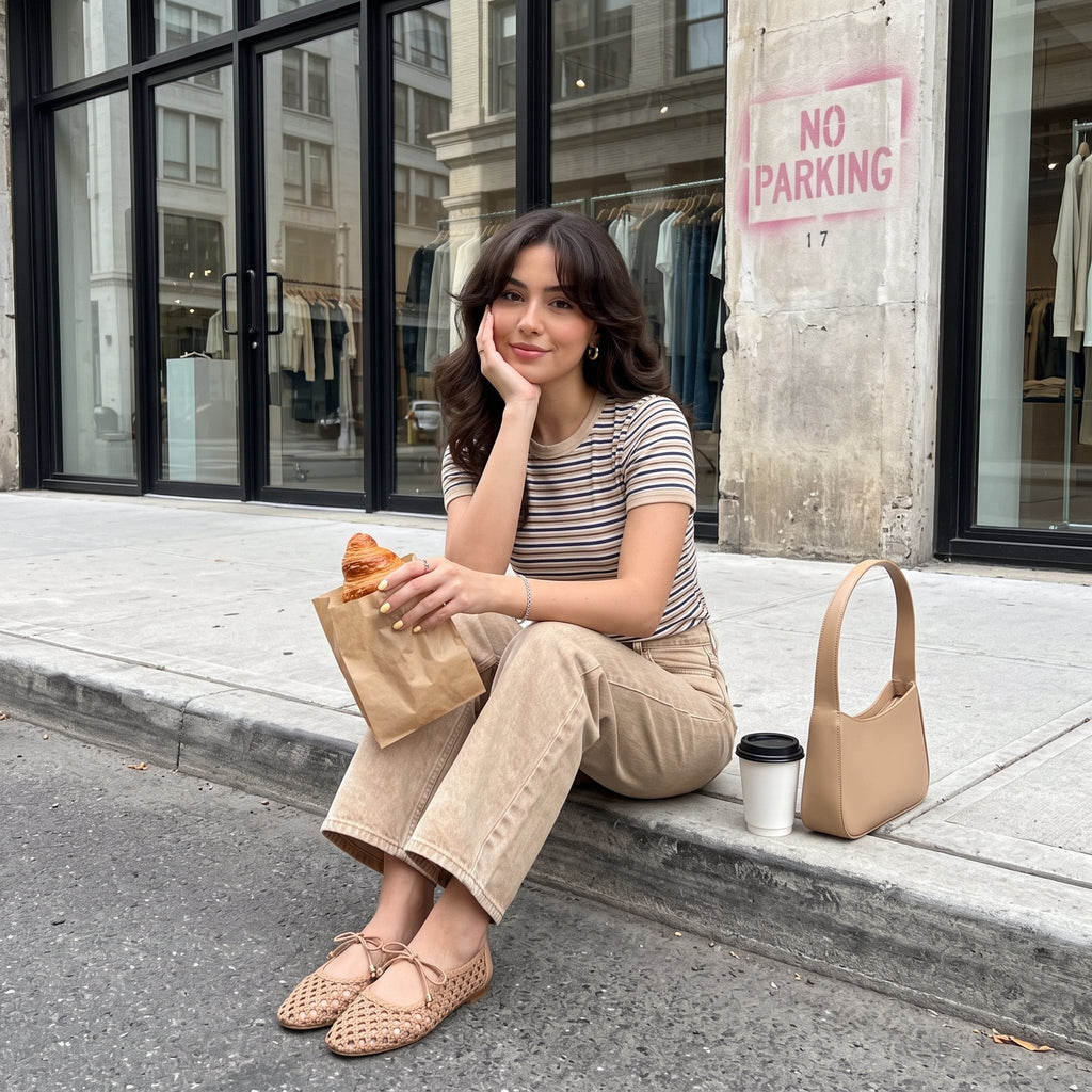 Wesley Woven Ballet Flats - view 54