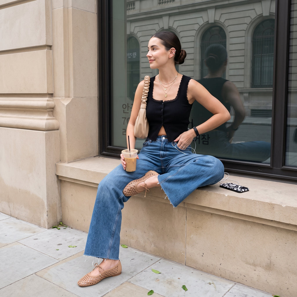 Wesley Woven Ballet Flats - view 51