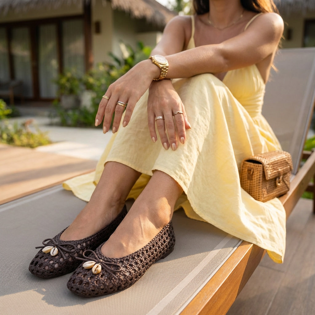 Witty Woven Ballet Flats - view 21