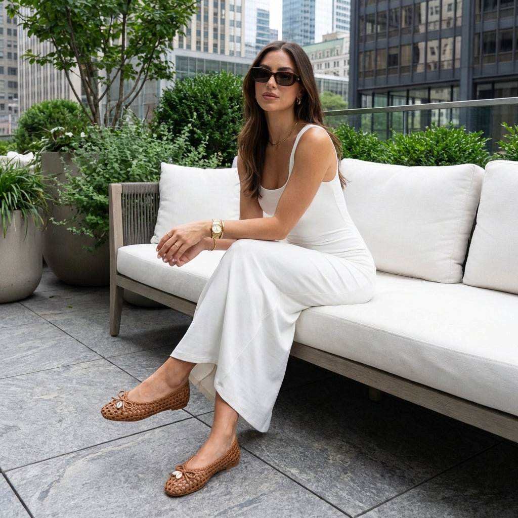 Witty Woven Ballet Flats - view 32