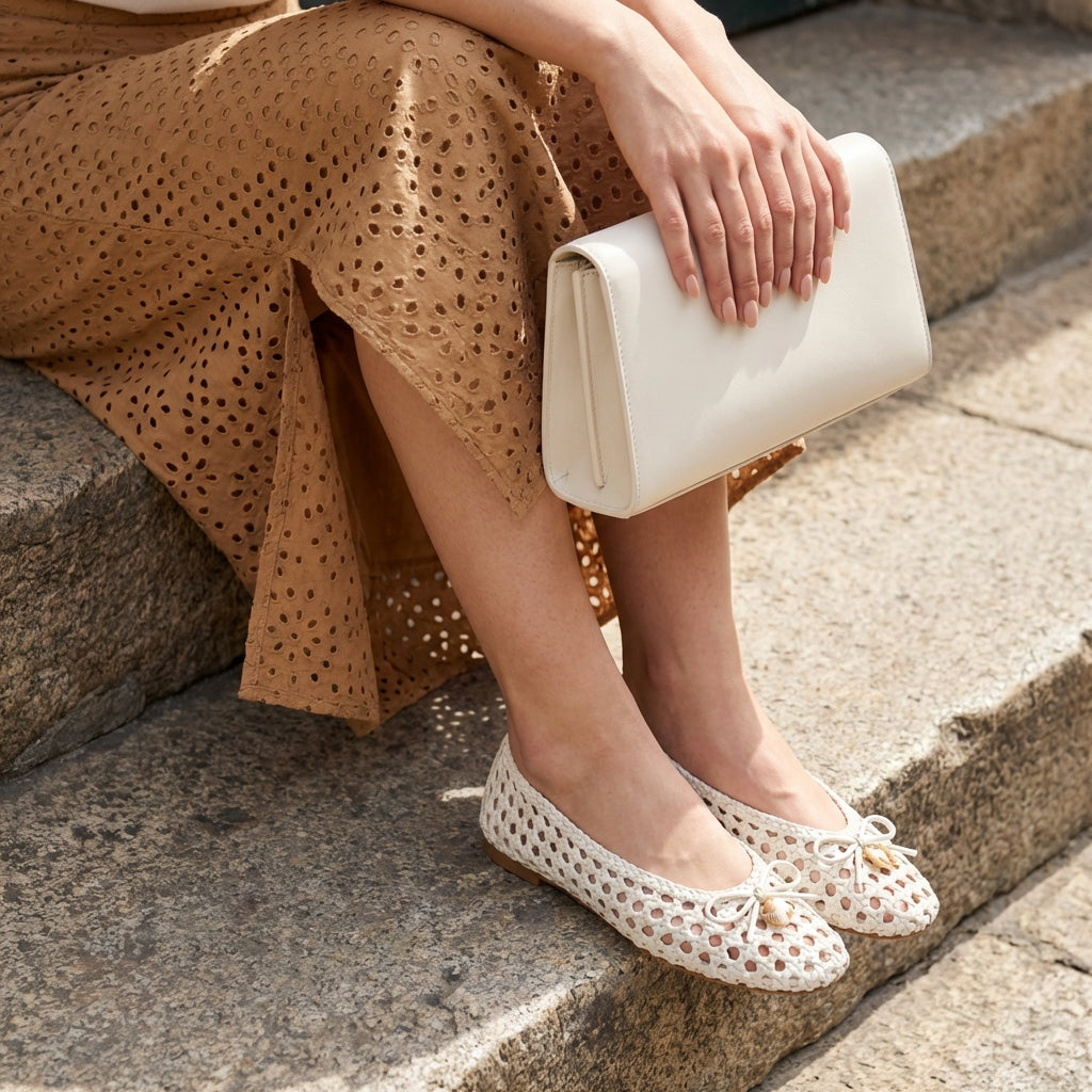 Witty Woven Ballet Flats - view 42