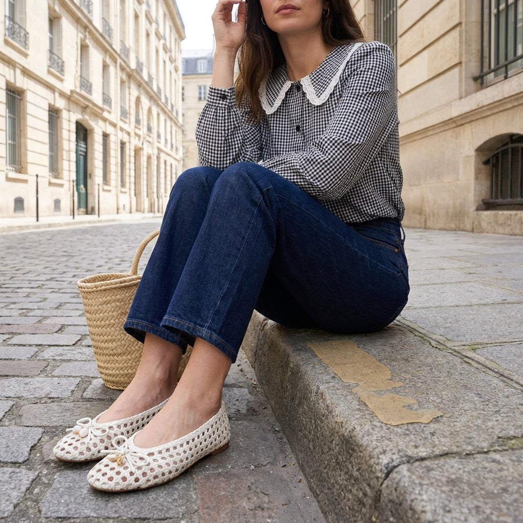 Witty Woven Ballet Flats - view 43