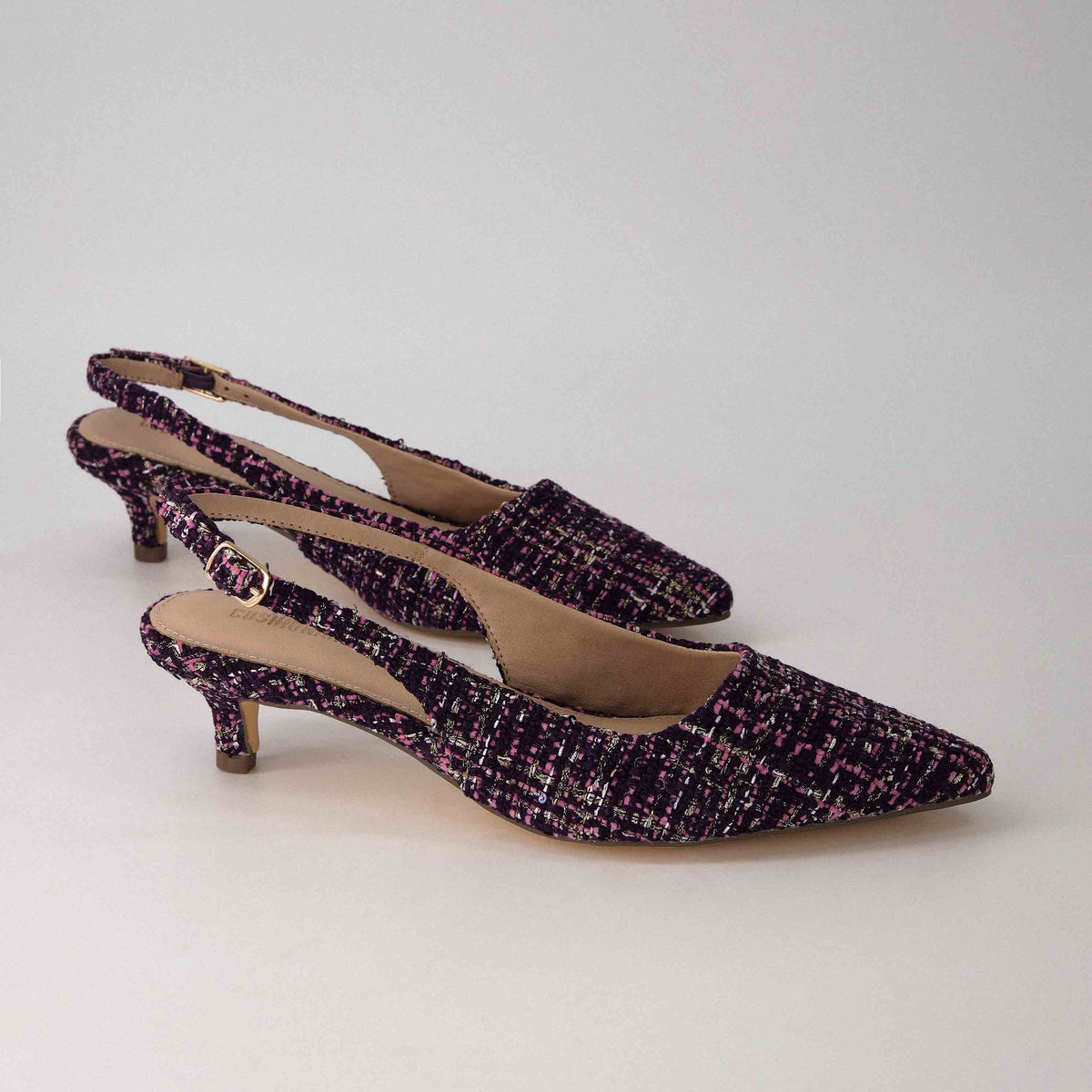Buzz Tweed Kitten Heel - view 1