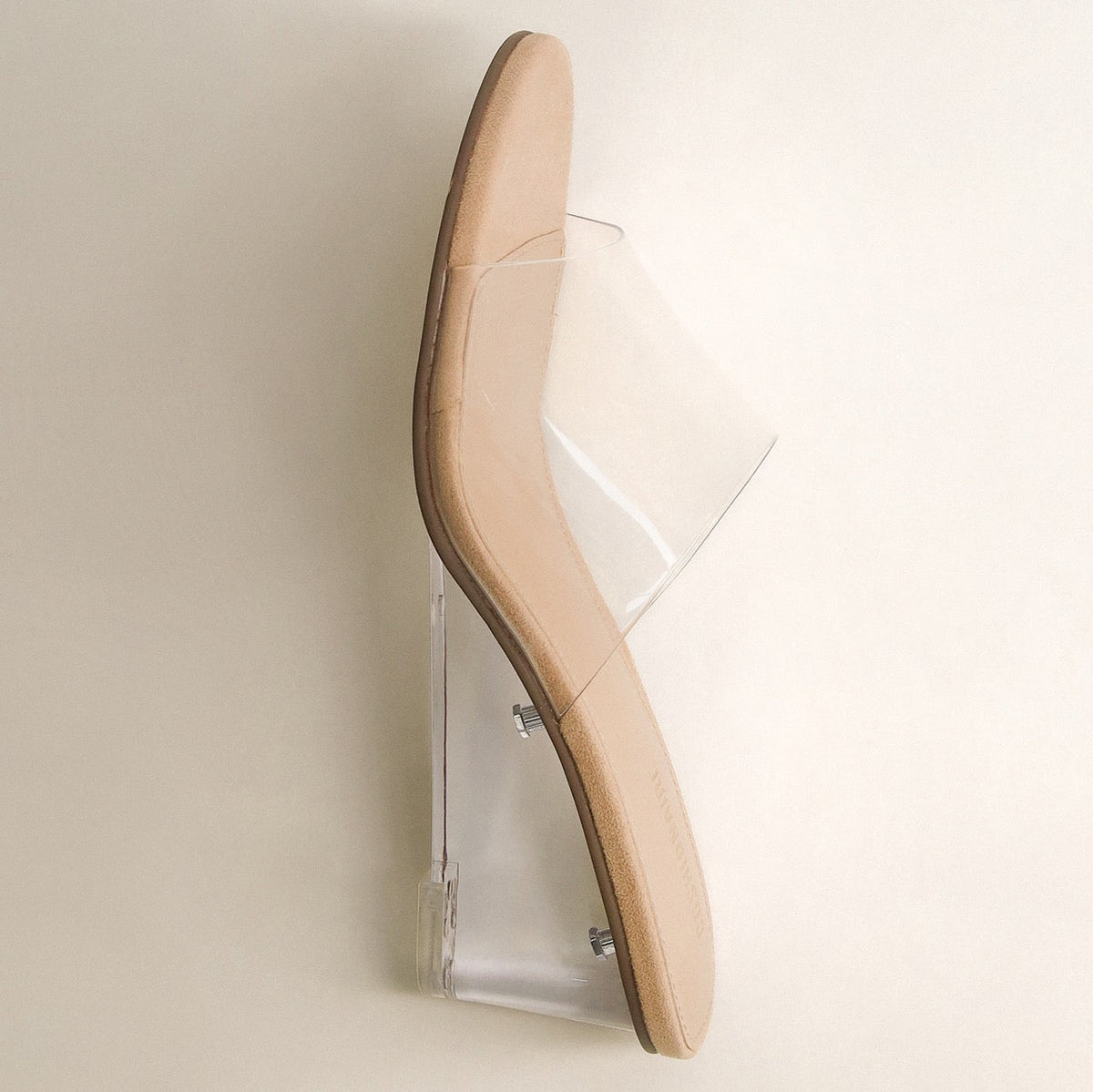 Gloss Lucite Wedge Sandals - view 1