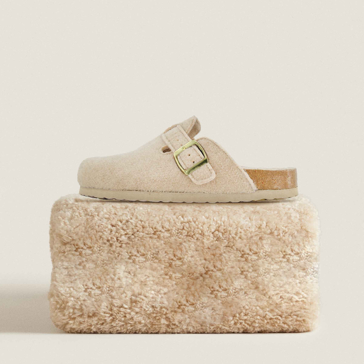 Hana Cork Footbed Clog Wools - view 1