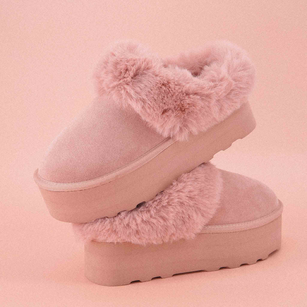 Husky Suede Cozy Platform Mule - view 17