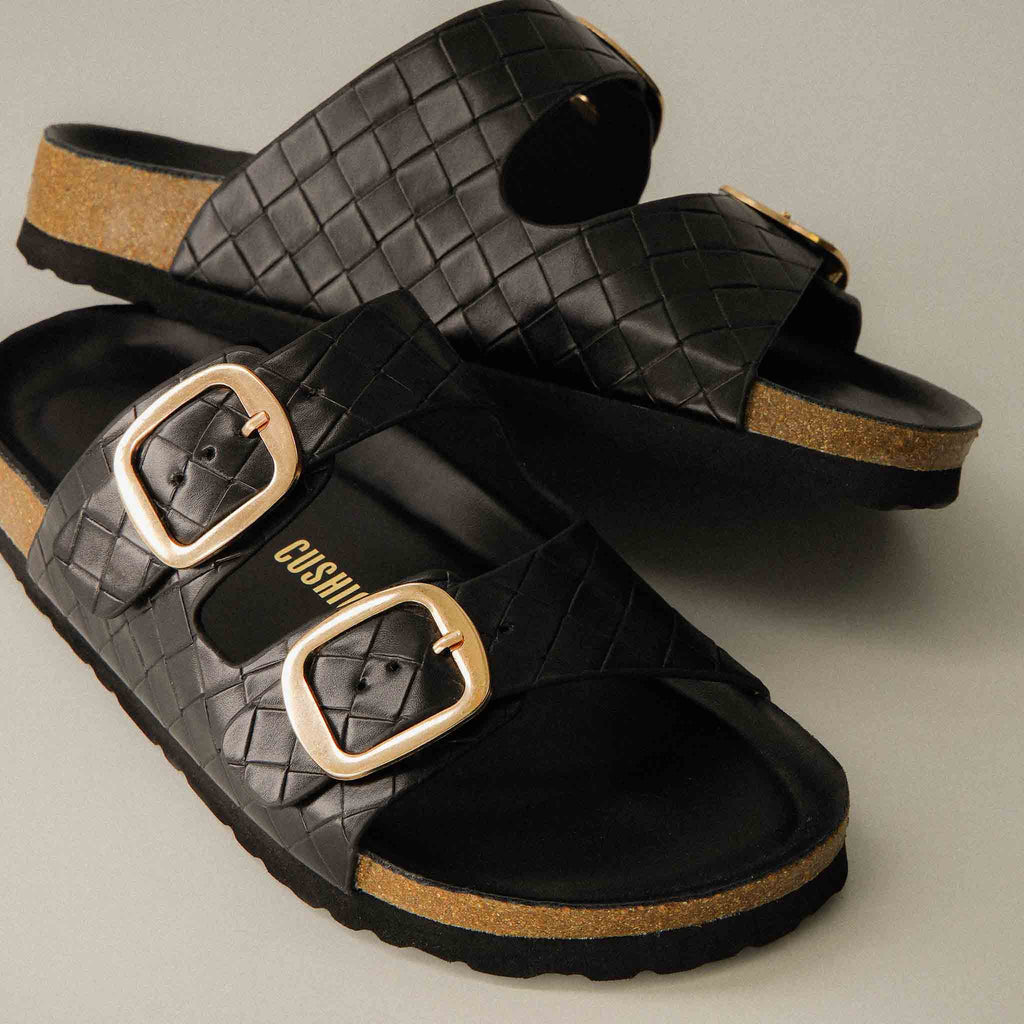 Lang Woven Cork Footbed Sandal - view 1
