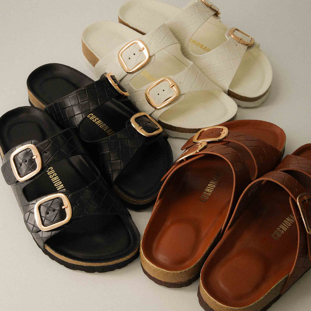 Lang Woven Cork Footbed Sandal - view 3