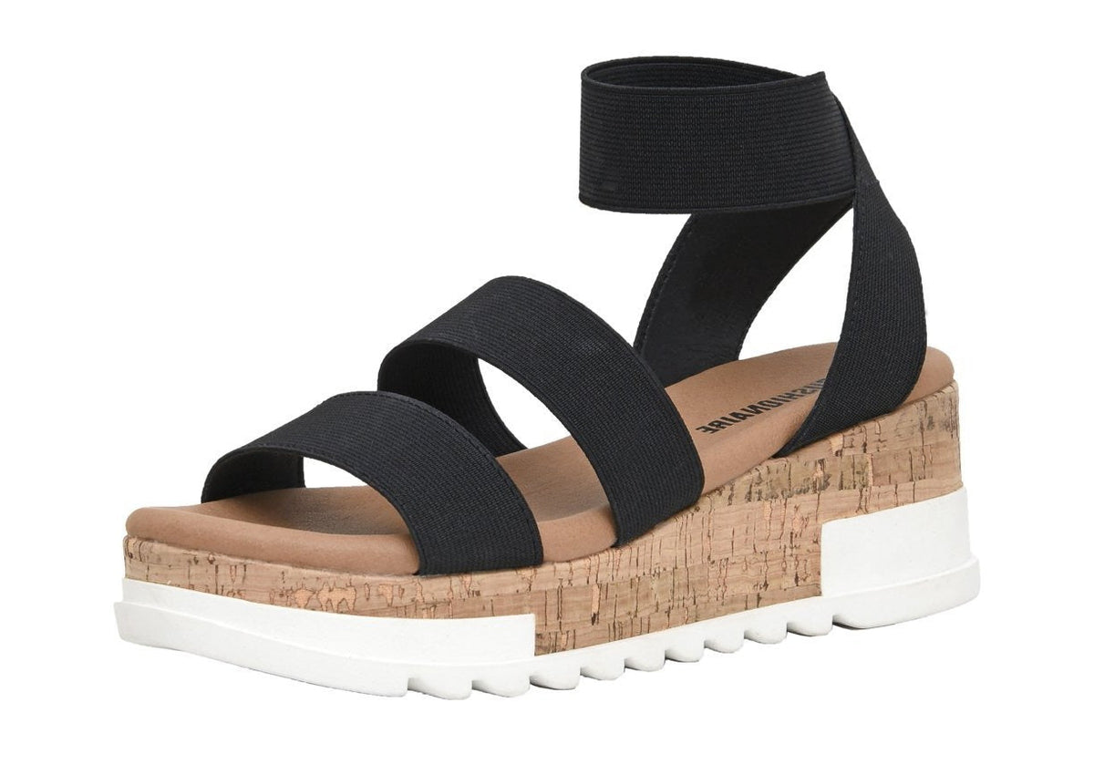 Naomi Stretch Cork Wedge Sandal - view 19