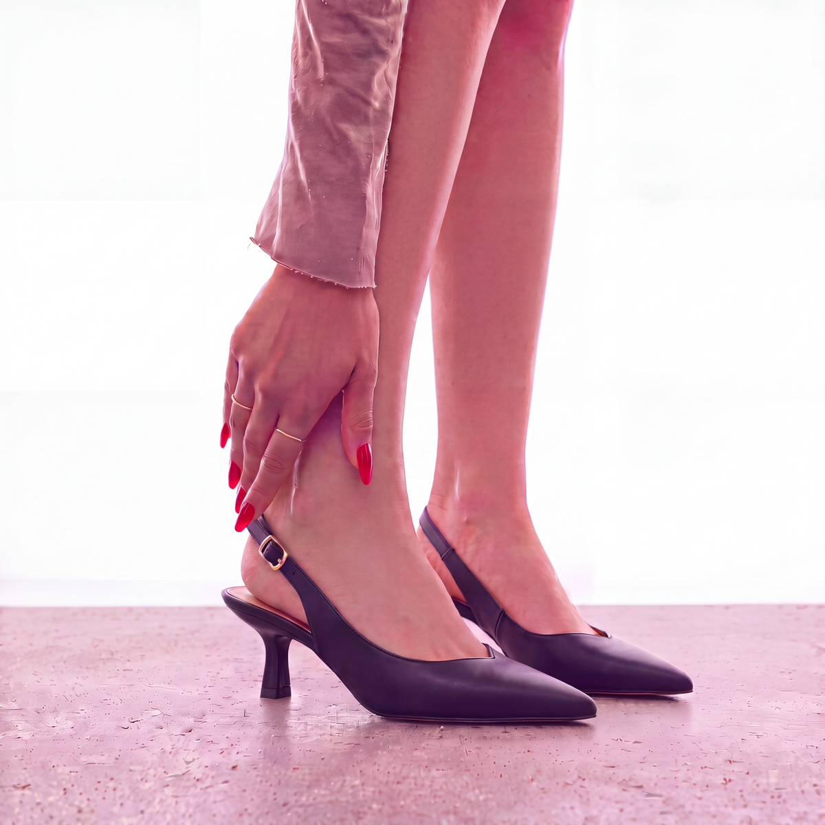 Saby Slingback Kitten Heels - view 2