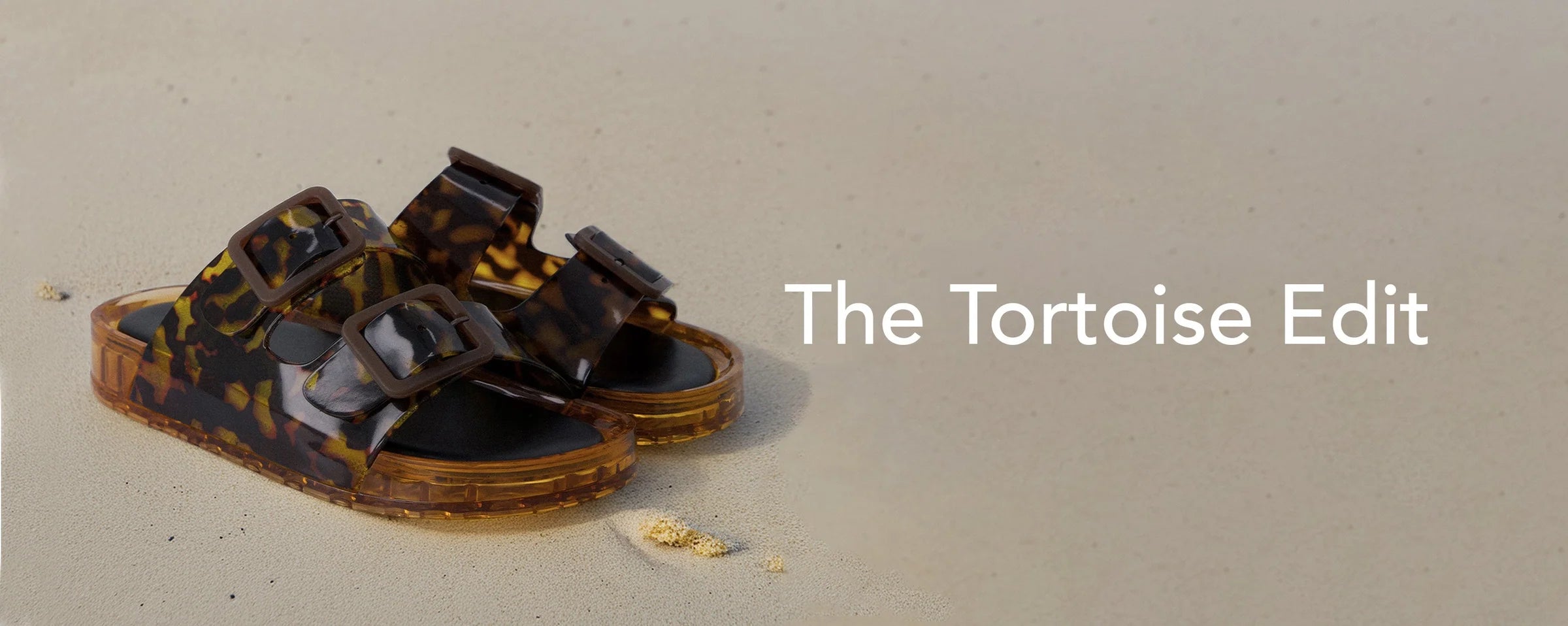 Tortoiseshell footwear collection